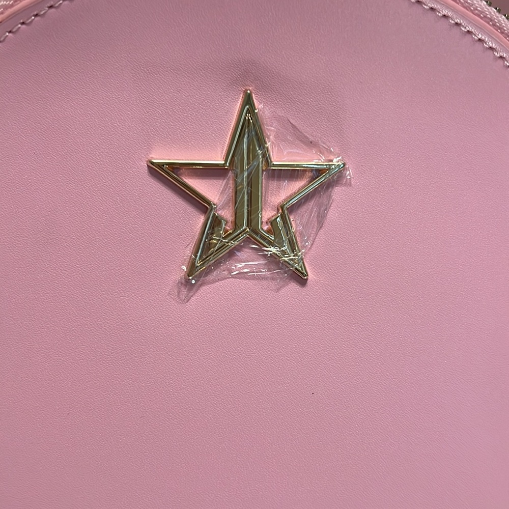 JEFFREE Star Pink Cosmetic Bag with Wristlet Strap - Picture 2 of 5